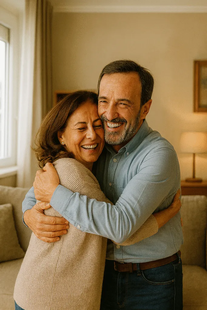 Personas felices celebrando tras cancelar sus deudas con la ayuda de sus abogados